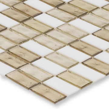 Bay, 1" x 2" Glass Mosaic Tile | American Glass Mosaics