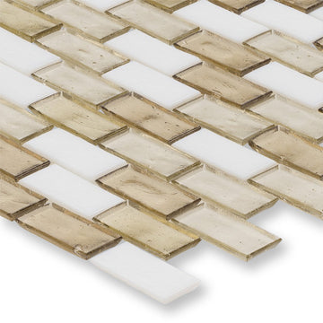 Huron Bay, 1" x 2" Glass Mosaic Tile | American Glass Mosaics