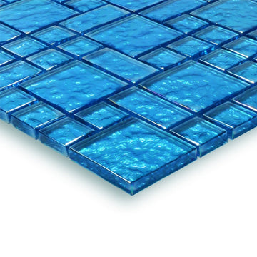 GG8M2348B17 - Blue, Mixed - Glass Tile