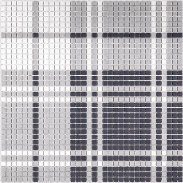 Bristol, 3/8" x 3/8" Mosaic | GLSGEOHIGHBRIS | Geometro Glass Tile