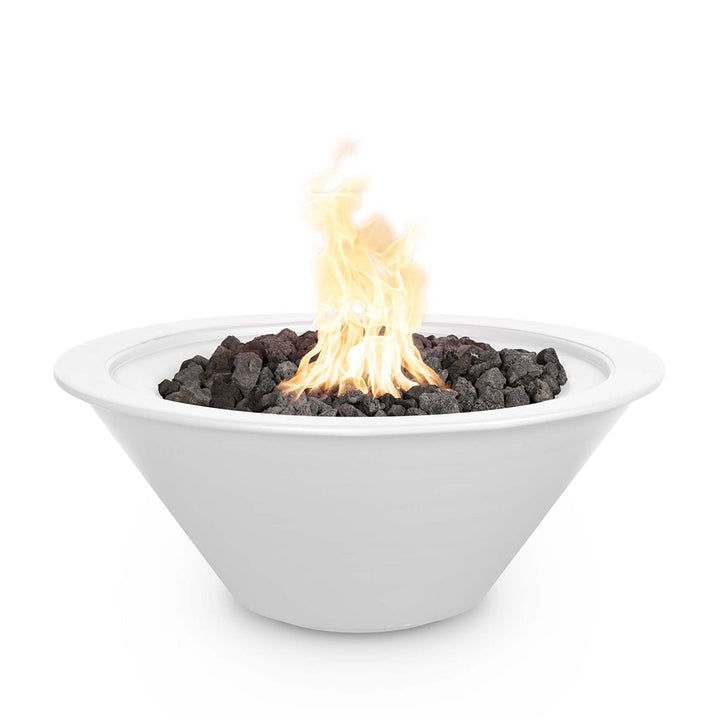 Cazo Round Fire Bowl, Powder Coated Metal - Fire Feature