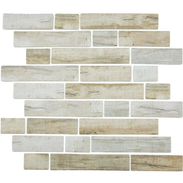TASBARKCINNML - Aquatica Cinnamon, Multi-linear - Glass Tile