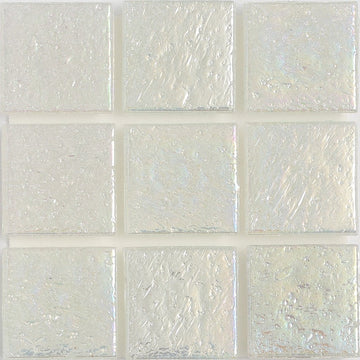 Diamond Sand Iridescent 1x1 Glass Tile | E11.164.22S | American Glass Mosaics