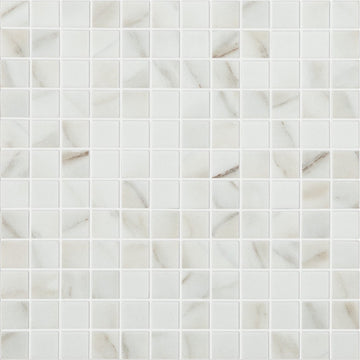 CALACATTA MT Calacatta MT 4302, 1" x 1" - Glass Tile