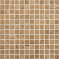 Travertino Noce MT 4100, 1" x 1" - Glass Tile
