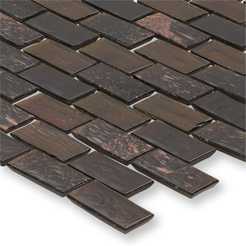 Huron Dock, 1" x 2" Glass Mosaic Tile | American Glass Mosaics