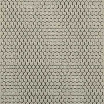 Flaxen, Hexagon Mosaic Tile | GLSGEOSOLIDFLAX | Geometro Glass Tile