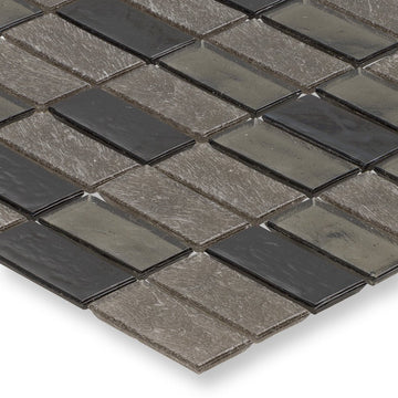 Superior Fossil 1" X 2" Glass Tile by American Glass Mosaics