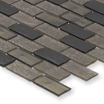 Superior Fossil Glass Tile by American Glass Mosaics