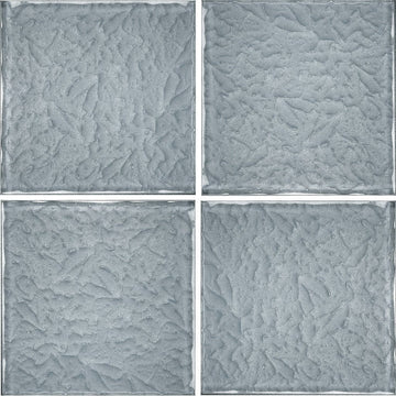 Gray 6" x 6" Glass Pool Tile | MS866K7 | AquaBlu Mosaics