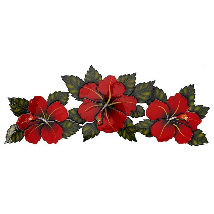 HF74R Hibiscus Flowers Red Custom Mosaics