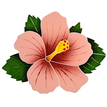 HIBPINS - Hibiscus - Pink - Pool Mosaic