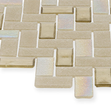 Superior Honeycomb Glass Tile by American Glass Mosaics