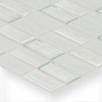 Superior Iceburg 1" X 2" Glass Tile by American Glass Mosaics