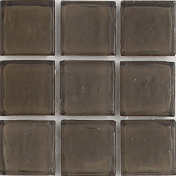 Ironstone Clear 1x1 Glass Tile | E11.252.01S | American Glass Mosaics