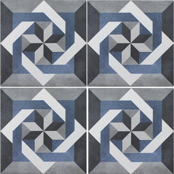 APEFLEUISABE6 Isabelle, 6" x 6" (1 box, 22 pcs) - Porcelain Pool Tile