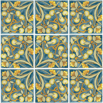 Maioliche 1, 6" x 6" Porcelain Pool Tile | CVLMAIOLICHE1 | Aquatica