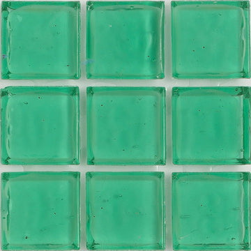 Malachite Clear 1x1 Glass Tile | E11.242.01S | American Glass Mosaics