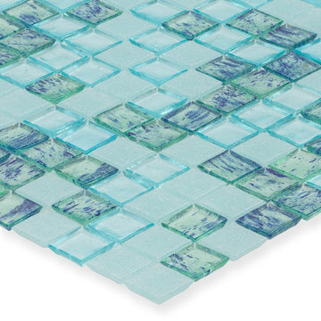 Splash Malibu Glass Tile by American Glass Mosaics