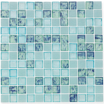Splash Malibu Glass Tile by American Glass Mosaics