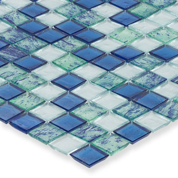 Splash Marine Glass Tile by American Glass Mosaics