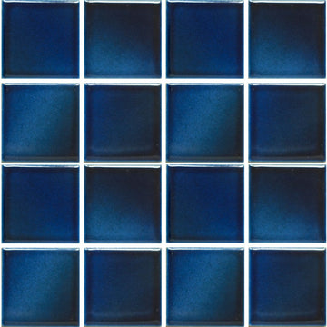 KLM-330 - Misty Blue, 3" x 3" - Porcelain Pool Tile - Fujiwa