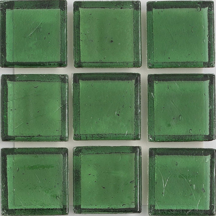 Moldavite Clear 1x1 Glass Tile | E11.246.01S | American Glass Mosaics