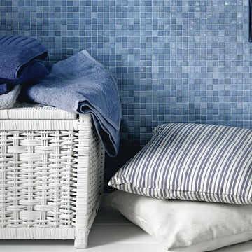 Nimbus, 5/8" x 5/8" Glass Tile | Mosaic Pool Tile by SICIS