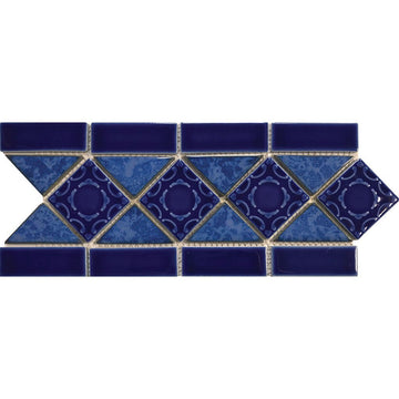 POWPLL435SPT Aquatica Pacific Blue, 6" x 13" - Porcelain Pool Tile