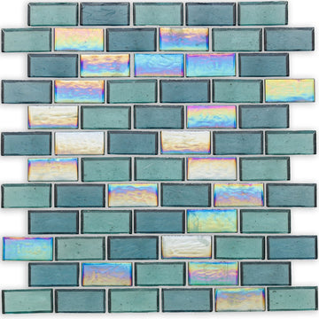 Huron Pier, 1" x 2" Glass Mosaic Tile | American Glass Mosaics