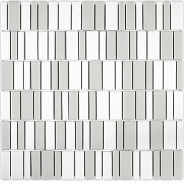 Puzzle, Mixed Mosaic | GLSGEOBARCPUZZ | Geometro Glass Tile