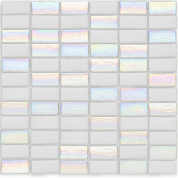Huron Quartz Glass Mosaic Tile by American Glass Mosaics