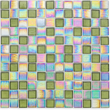 Huron Reef Glass Tile by American Glass Mosaics