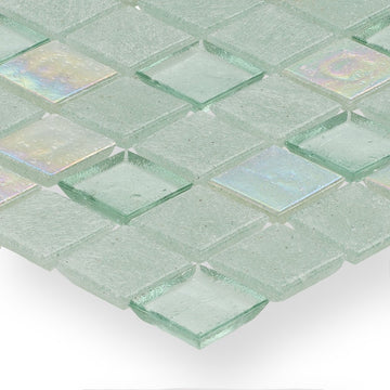 Superior Seagrass 1" X 1" Glass Tile by American Glass Mosaics