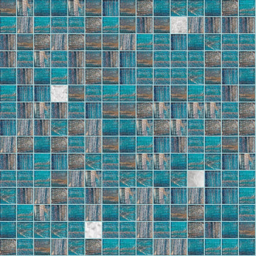 Shaggy Mix, 3/4 x 3/4 Mosaic Tile | TREND Glass Mosaic Tile