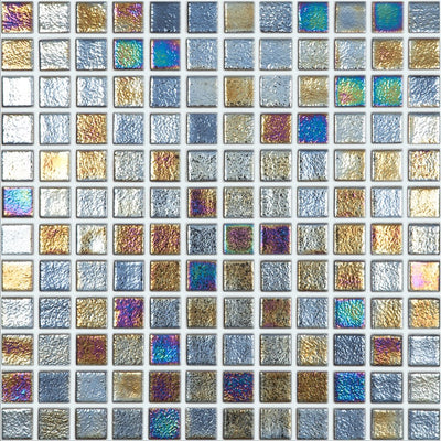 093556M Shell Deep 556, 1" x 1" - Glass Tile