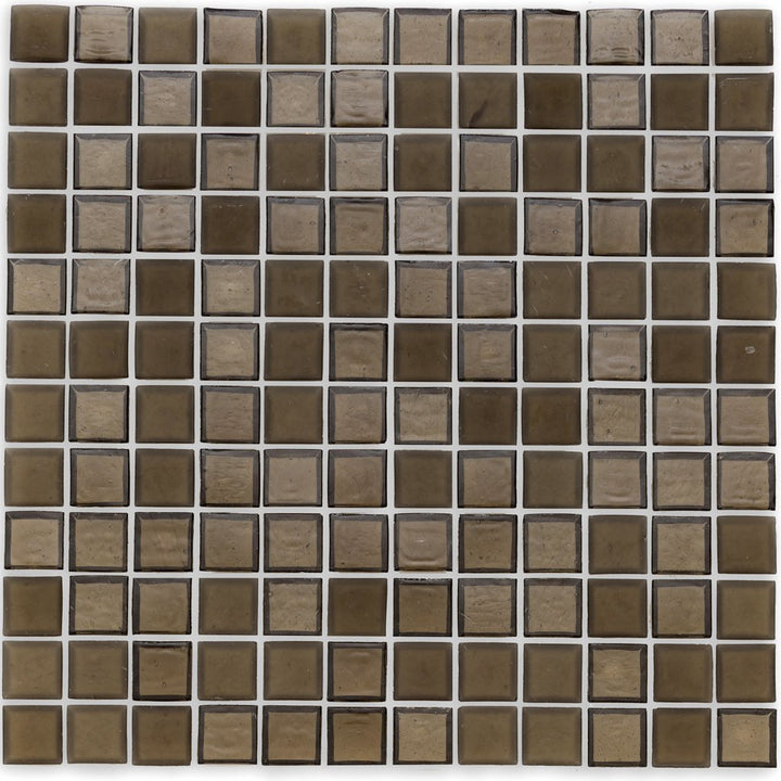 Huron Smoke Glass Tile by American Glass Mosaics