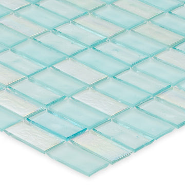 Huron Surf Glass Tile by American Glass Mosaics