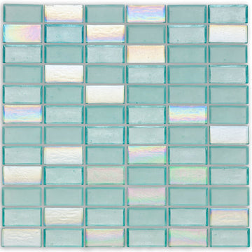 Huron Surf Glass Tile by American Glass Mosaics