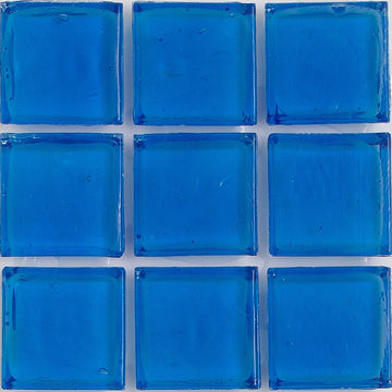 Tanzanite Clear 1x1 Glass Tile | E11.236.01S | American Glass Mosaics