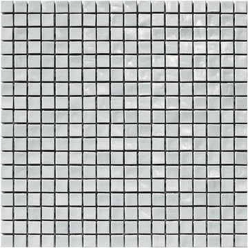 Titanium 0, 5/8" x 5/8" Glass Tile | Mosaic Tile by SICIS