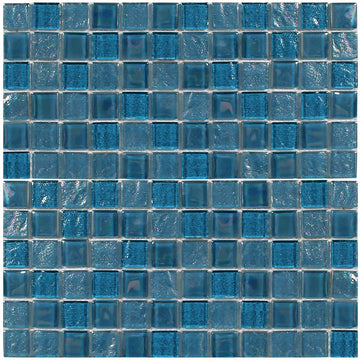 Treasure Series Topazstone 1" x 1" Mosaic Tile | TASTREATOPAZST1 | Tesoro Glass Tile