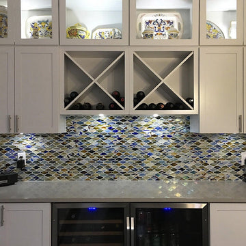 Violet Fire, 1.25" x 3" | XI1240 | Hirsch Mosaic Glass Tile