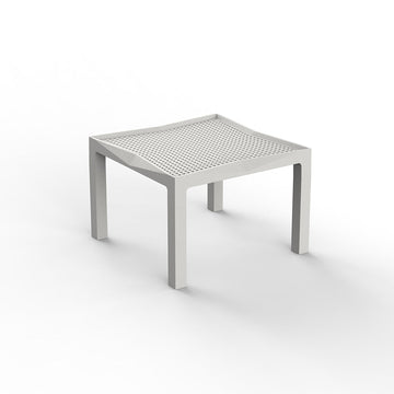 Vondom | Luxury In-Pool and Patio Furniture |  VOXEL SIDE TABLE, ECRU , 51038-ECRU