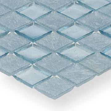 Superior Wave 1" X 1" Glass Tile by American Glass Mosaics