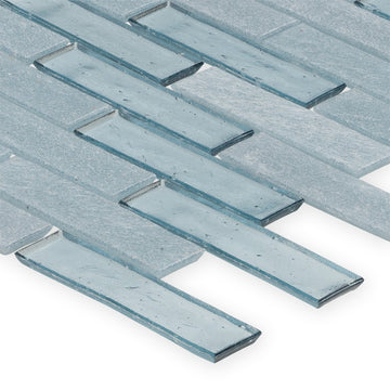 Superior Wave Glass Tile by American Glass Mosaics