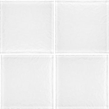 White 6" x 6" Glass Pool Tile | MS866W2 | AquaBlu Mosaics