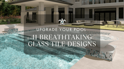 11 Breathtaking Glass Tile Designs to Upgrade Your Pool