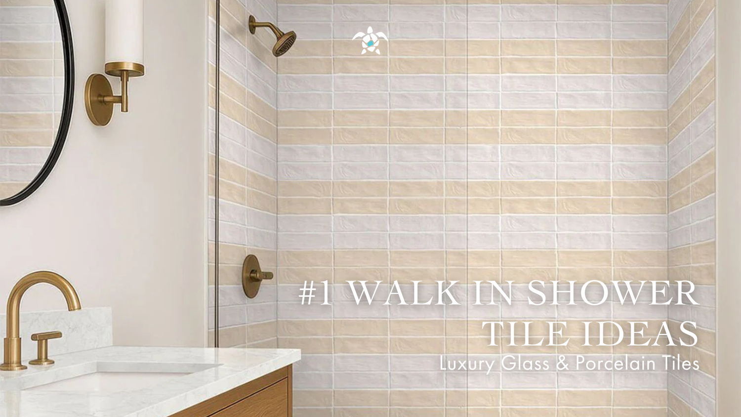 #1 Walk in Shower Tile Ideas: Luxury Glass & Porcelain Tiles