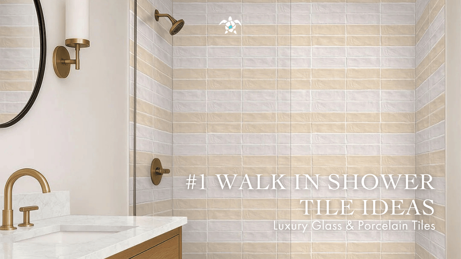 #1 Walk in Shower Tile Ideas: Luxury Glass & Porcelain Tiles